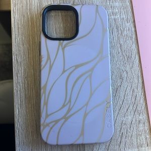 Casely iPhone case- pale pink and rose gold